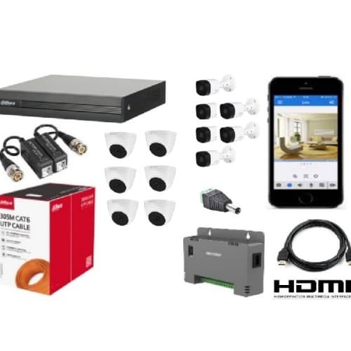 Paket Lengkap CCTV Analog 2MP 12 Channel