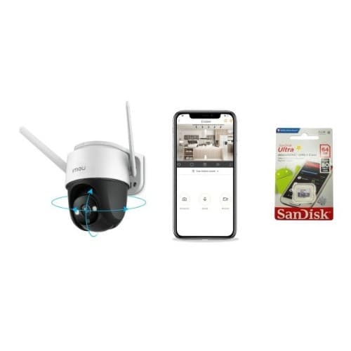 Paket Smart Wireless Cam 3MP Outdoor 360