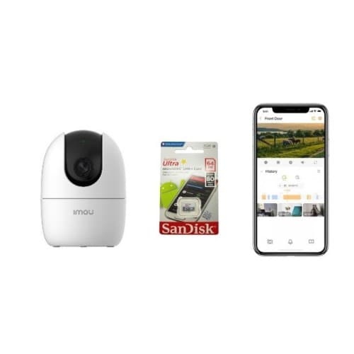 Paket Smart Wireless Cam 3MP Indoor 360